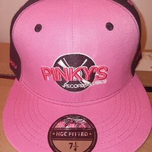 Pinky's Records Fitted Cap - Pink and Black From The Movie Next Friday